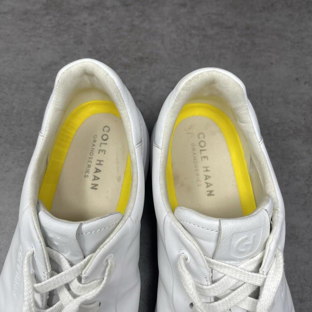 Cole Haan White Leather Men's Sneakers - Picture 9 of 11